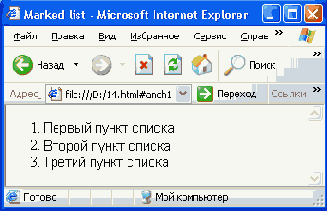Списки
