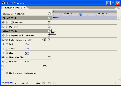  Effect Controls