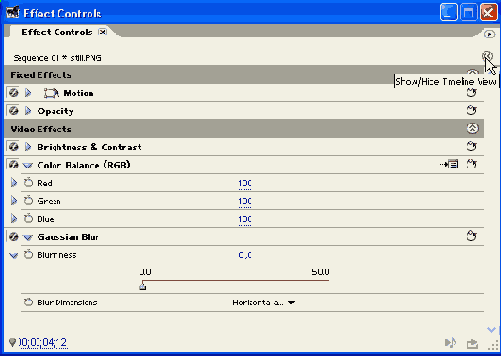  Effect Controls